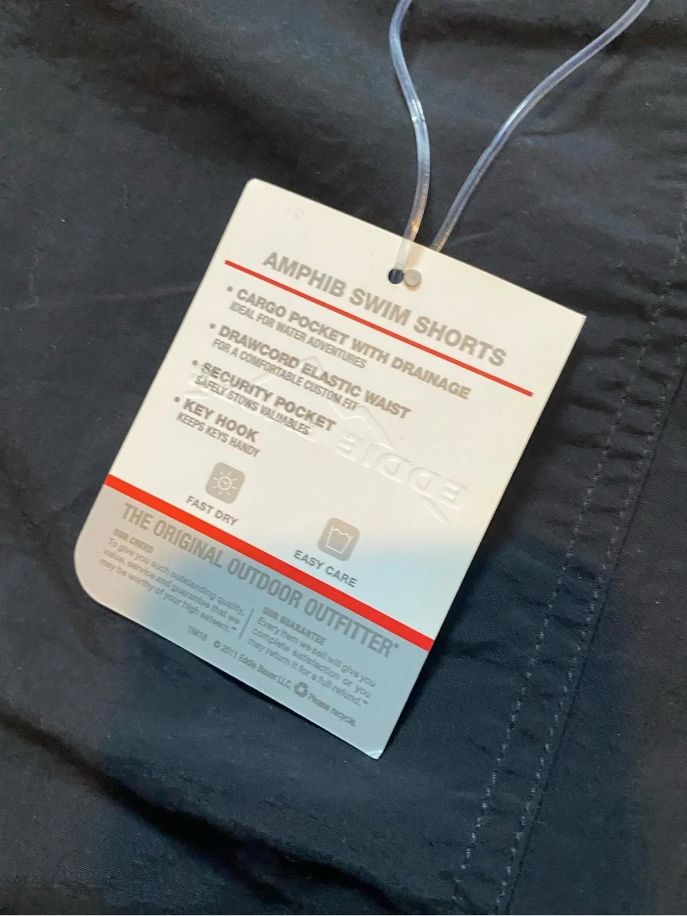✰ NWT eddie bauer black swimming trunks ✰